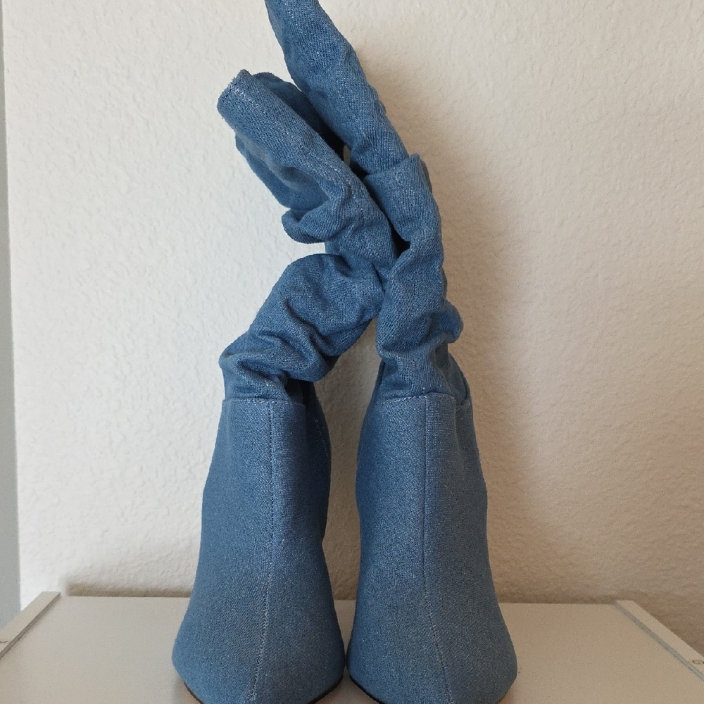 Blue Denim Women's Boots